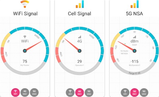 Gameplay screenshot from signal strength for Android