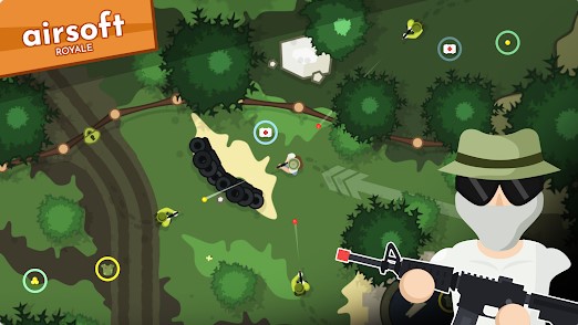 Gameplay screenshot from silo s airsoft royale for Android