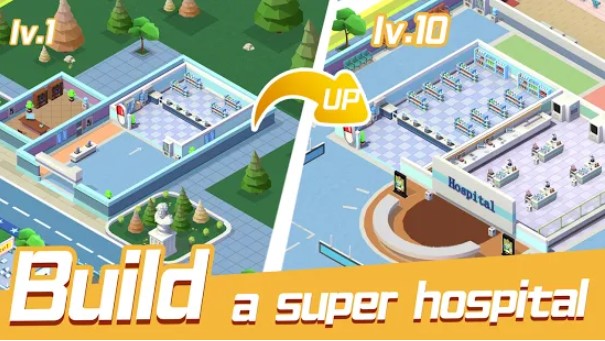 Gameplay screenshot from sim hospital buildit doctor and patient for Android