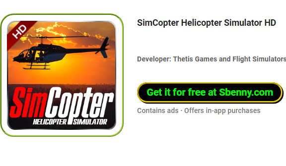Simulatore di elicottero simcopter hd