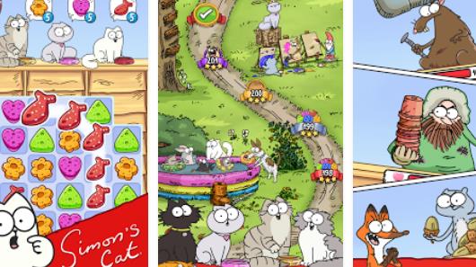 Gameplay screenshot from simon s cat crunch time for Android