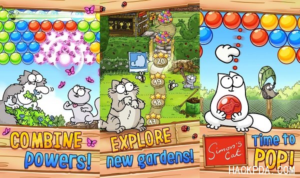 Gameplay screenshot from Simon's Cat - Pop Time for Android
