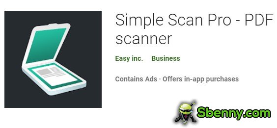 eenvoudige scan pro pdf sscanner