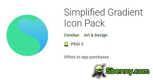 pacote de ícones de gradiente simplificado
