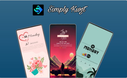 simple kwgt MOD APK Android