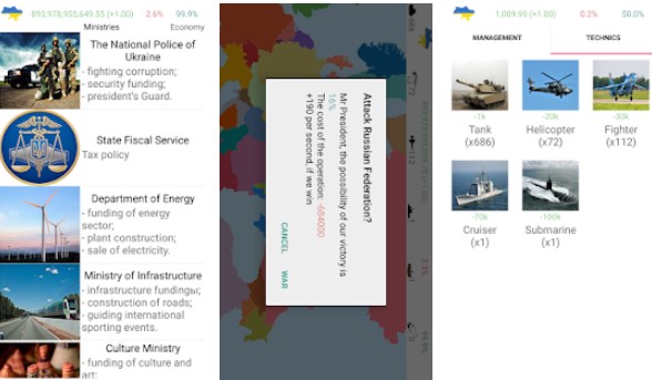 Gameplay screenshot from simulator of ukraine for Android