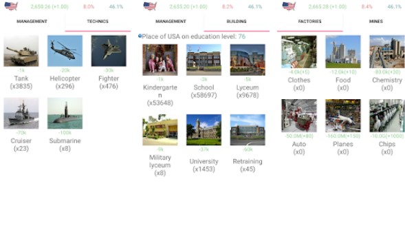 Gameplay screenshot from simulator of usa for Android