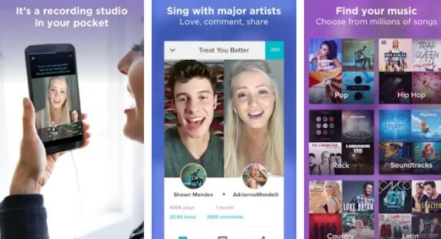 Gameplay screenshot from sing by smule for Android