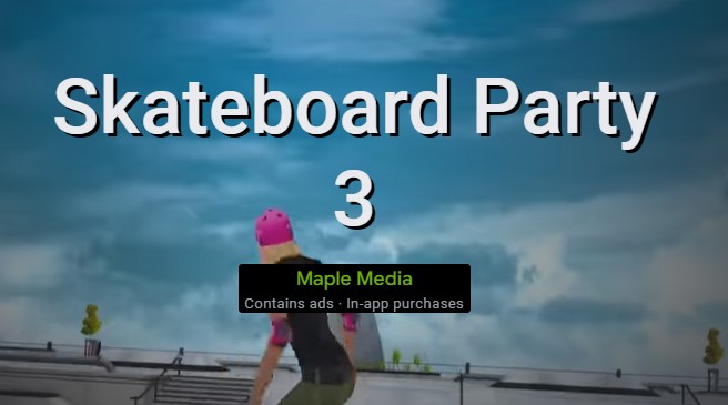 partito skateboard 3