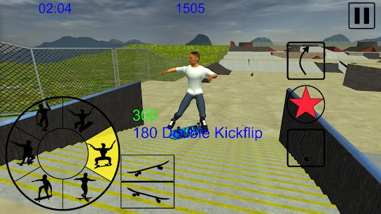 Gameplay screenshot from skating freestyle extreme 3d for Android