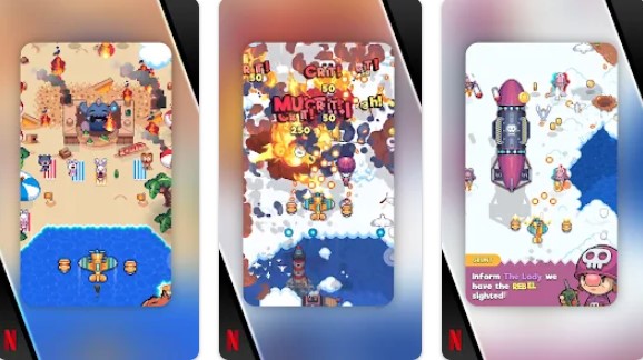 Gameplay screenshot from skies of chaos for Android