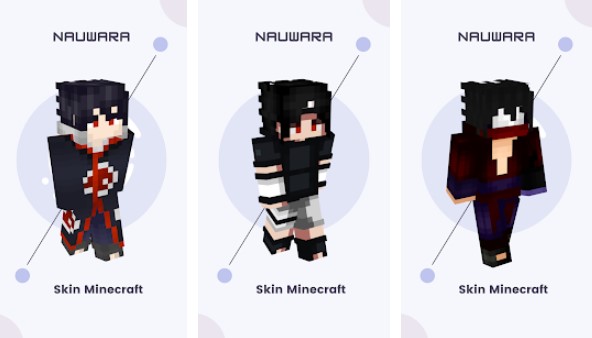Skin Sasuke für Minecraft pe MOD APK Android
