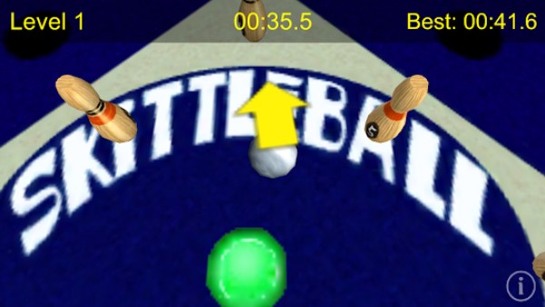 Gameplay screenshot from skittleball for Android