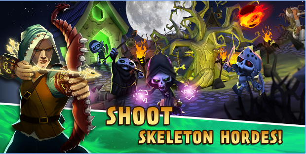 Gameplay screenshot from skull towers castle defense for Android