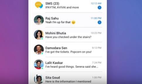 Gameplay screenshot from skype lite free video call and chat for Android