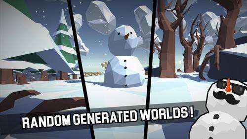 Gameplay screenshot from sledge snow mountain slide for Android