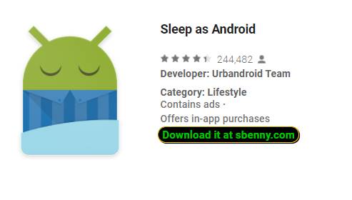 dormir comme android