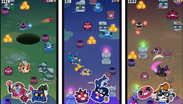 Gameplay screenshot from sling smashing for Android