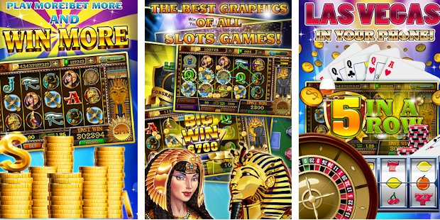 Gameplay screenshot from slot pharaoh s treasure free vegas casino slot for Android