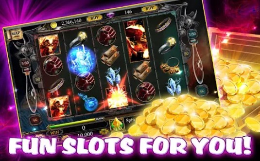 Gameplay screenshot from slots casino slot machine mod for Android