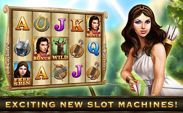 Gameplay screenshot from slots gods of greece slots for Android