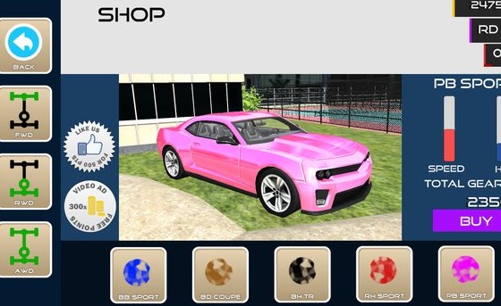 Gameplay screenshot from slyon street tuner for Android