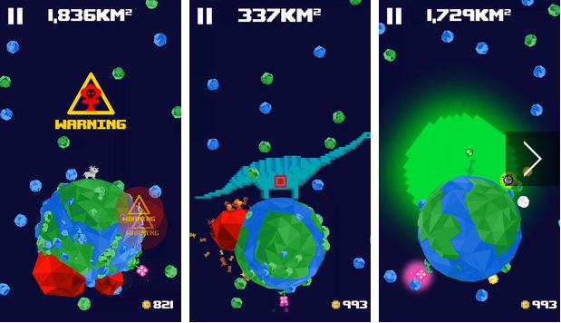 Gameplay screenshot from small bang for Android