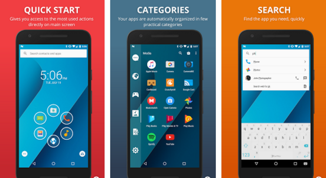 Gameplay screenshot from smart launcher 3 for Android