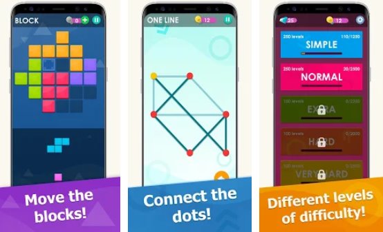 Gameplay screenshot from smart puzzles the best collection of puzzles for Android