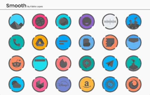 Gameplay screenshot from smooth icon pack for Android