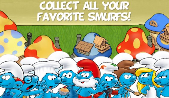 Gameplay screenshot from smurfs and the magical meadow for Android