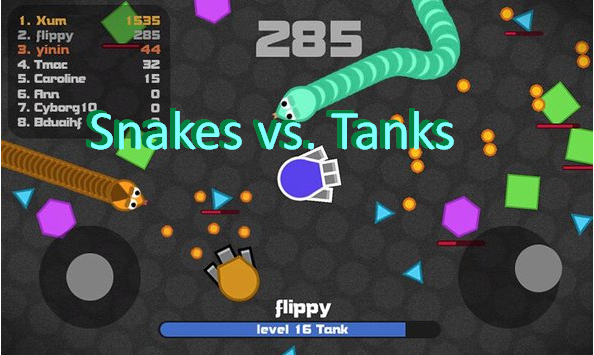 snakes vs tanks