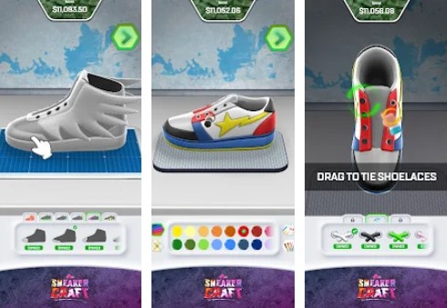 Gameplay screenshot from sneaker craft for Android