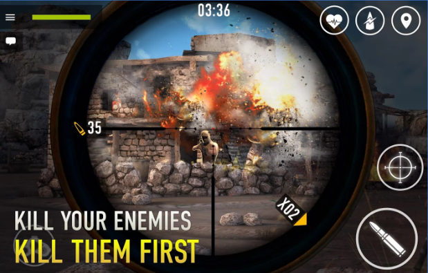 sniper arena pvp army shooter MOD APK Android