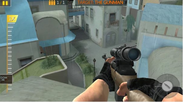 Gameplay screenshot from sniper of kill gun shooting for Android