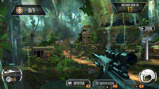 Gameplay screenshot from sniper x with jason statham for Android