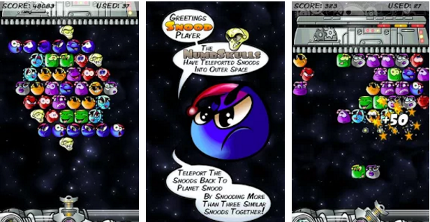 Gameplay screenshot from snood for Android