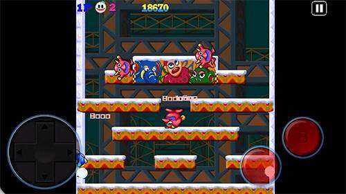 Gameplay screenshot from snow bros for Android