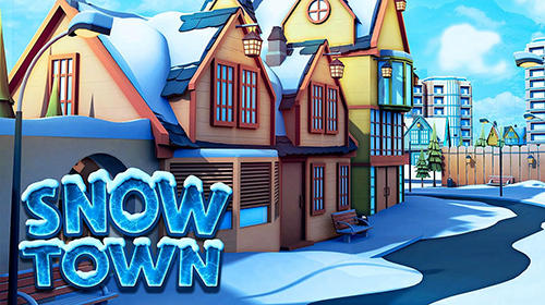 città neve villaggio di ghiaccio mondo