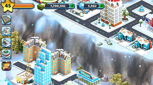 Gameplay screenshot from snow town ice village world for Android