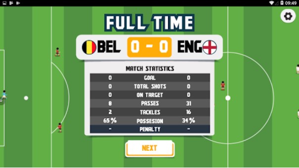 Gameplay screenshot from soccer championship football cup for Android