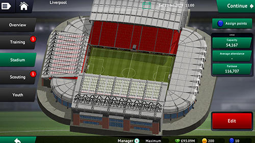 Gameplay screenshot from soccer manager 2019 for Android