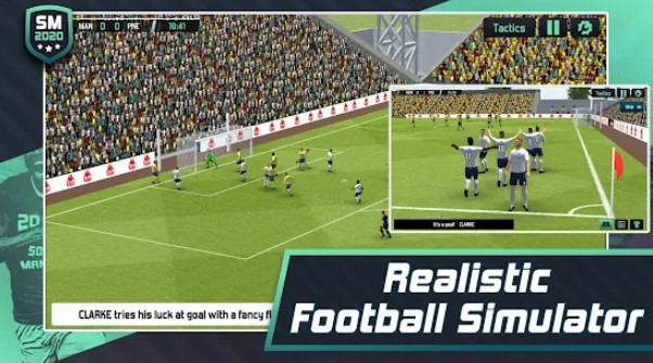 Gameplay screenshot from soccer manager 2020 football management game for Android