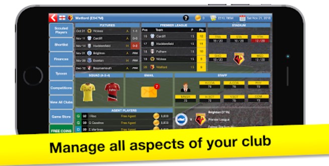 Fußball-Tycoon-Fußballspiel MOD APK Android