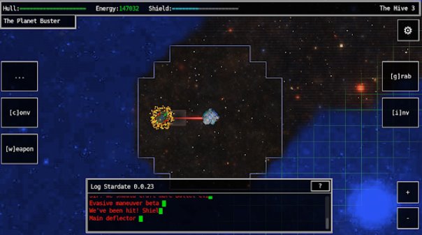Gameplay screenshot from solar rogue for Android