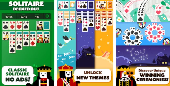 solitaire decked out ad free