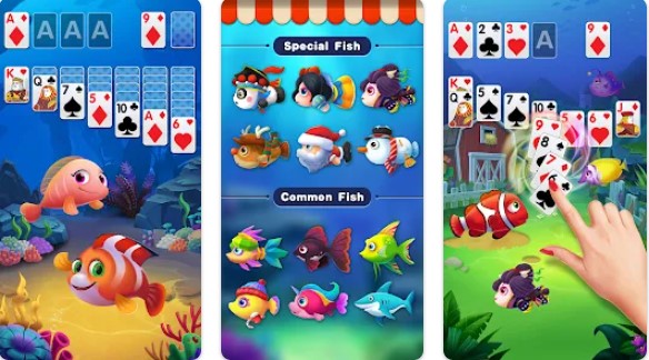 Solitaire fish klondike card APK Android