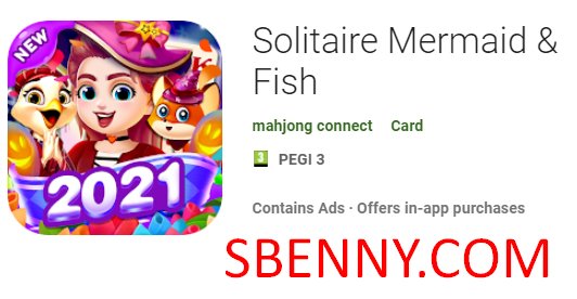 solitaire mermaid and fish