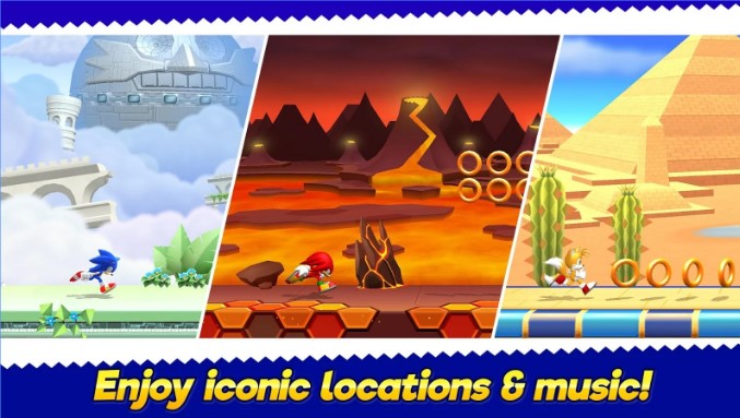 Gameplay screenshot from sonic runners adventure for Android