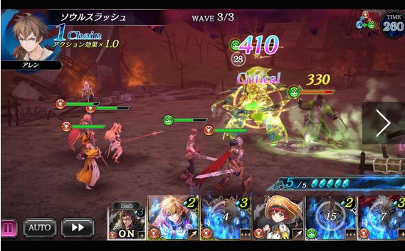 Gameplay screenshot from soul reverse zero for Android